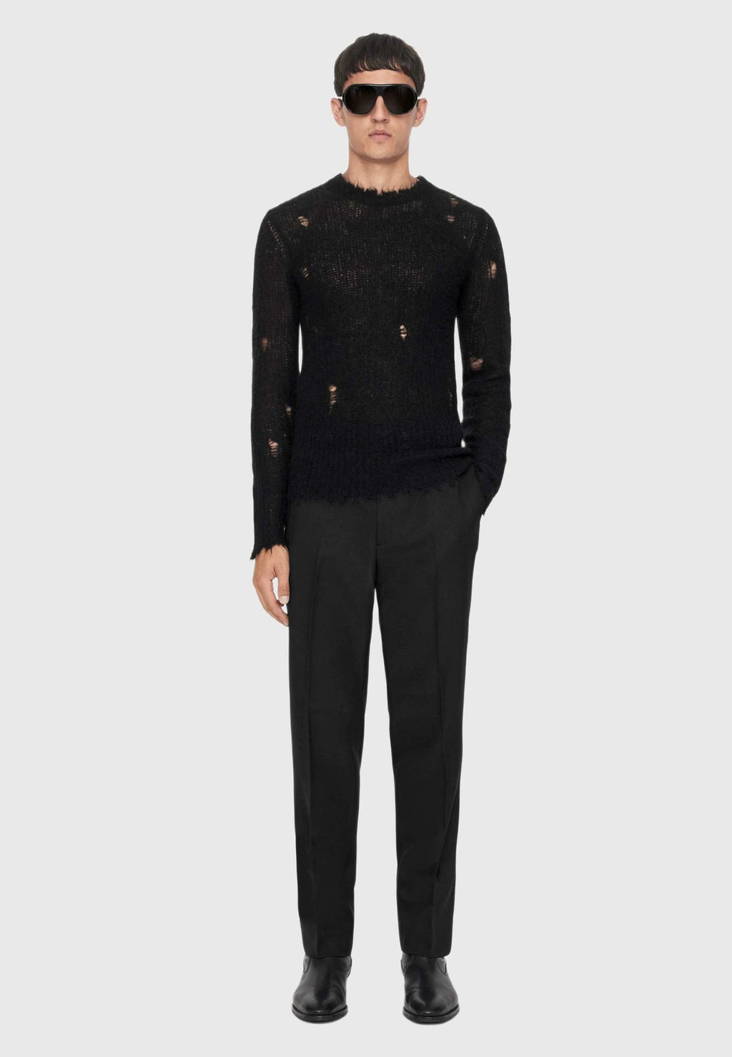 AllSaintsBLUNT TROUSER - Anzughose