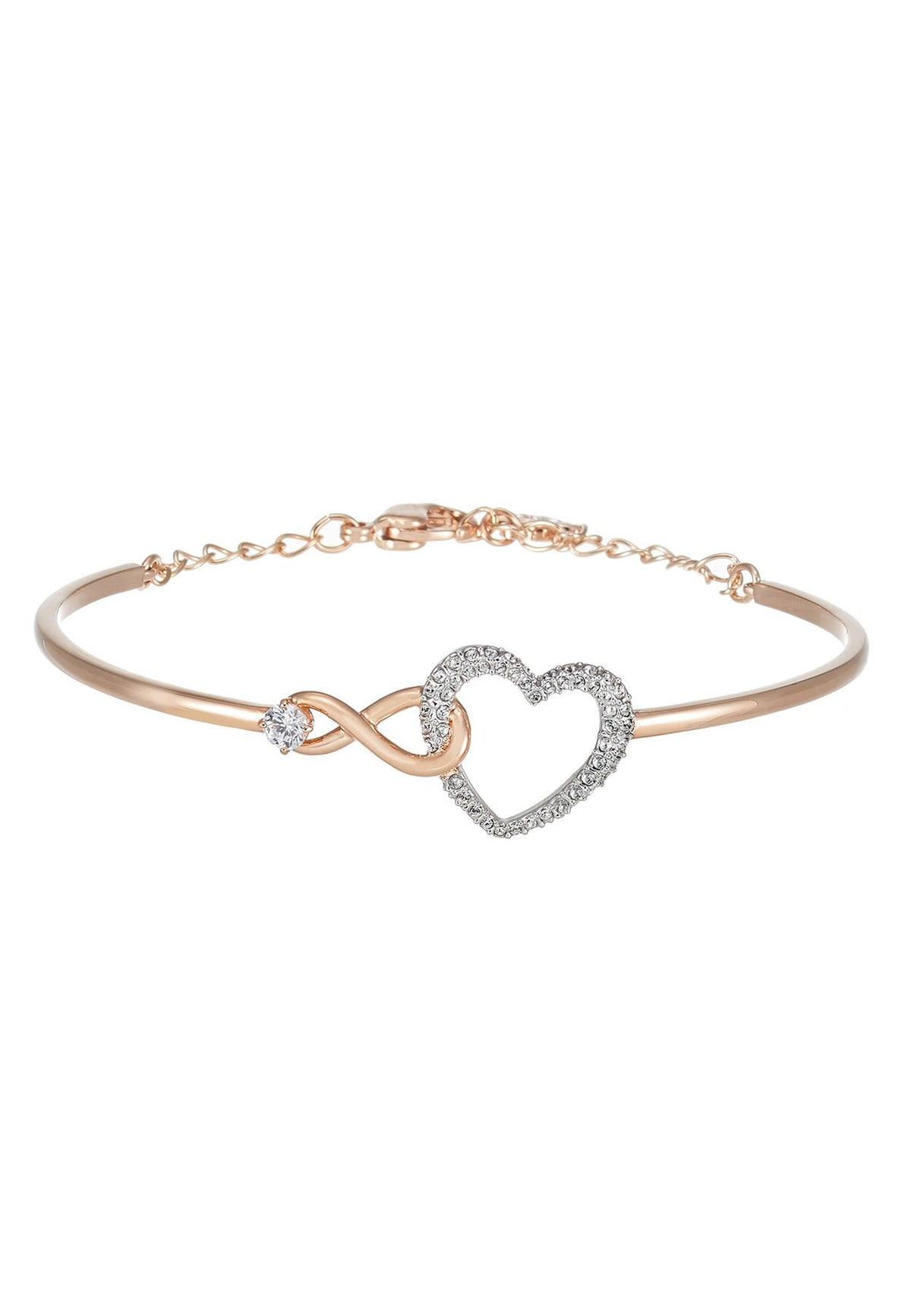 SwarovskiHYPERBOLA BANGLE INFINITY AND HEART - Armband