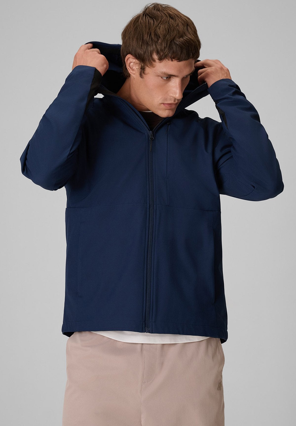 4F4F KURTKA SOFTSHELL WIATROODPORNA MEMBRANA 8000 MĘSKA - Softshelljacke