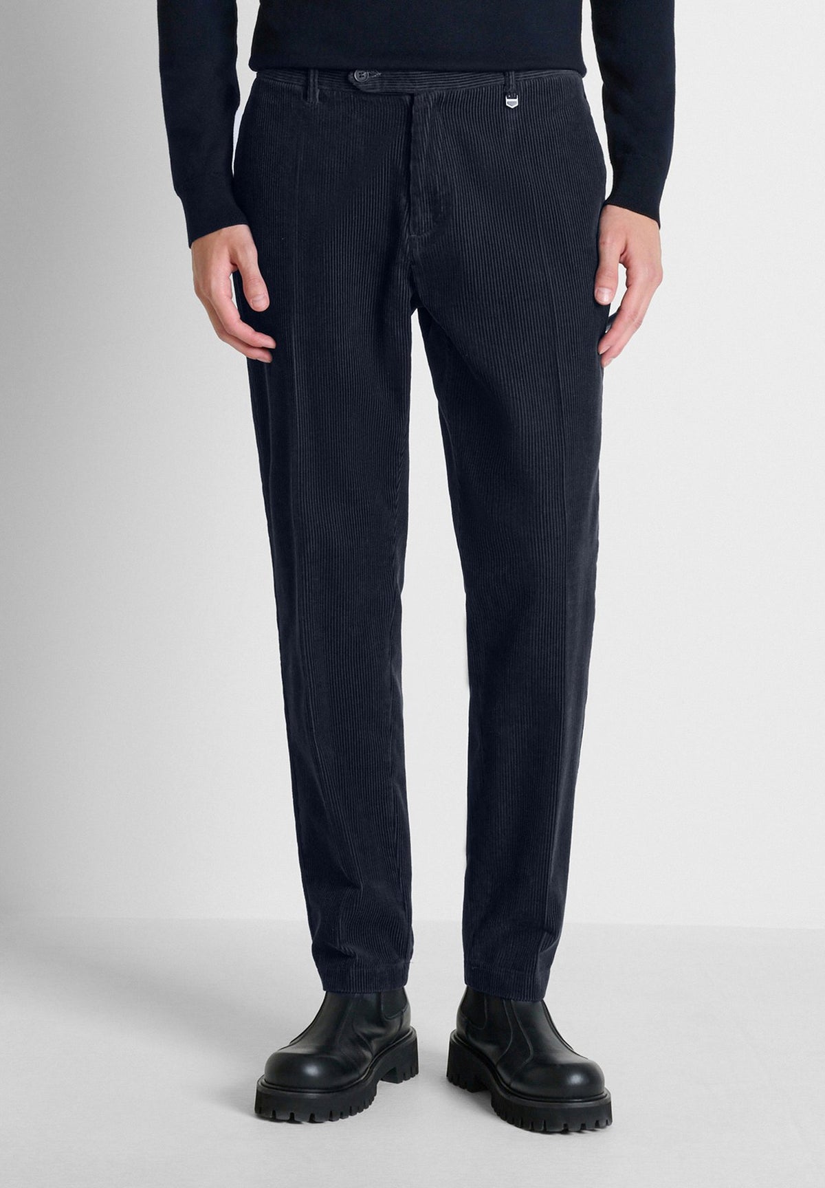 Antony Morato'CHRIS' IRON REGULAR-FIT TROUSERS IN COTTON CORDUROY - Stoffhose