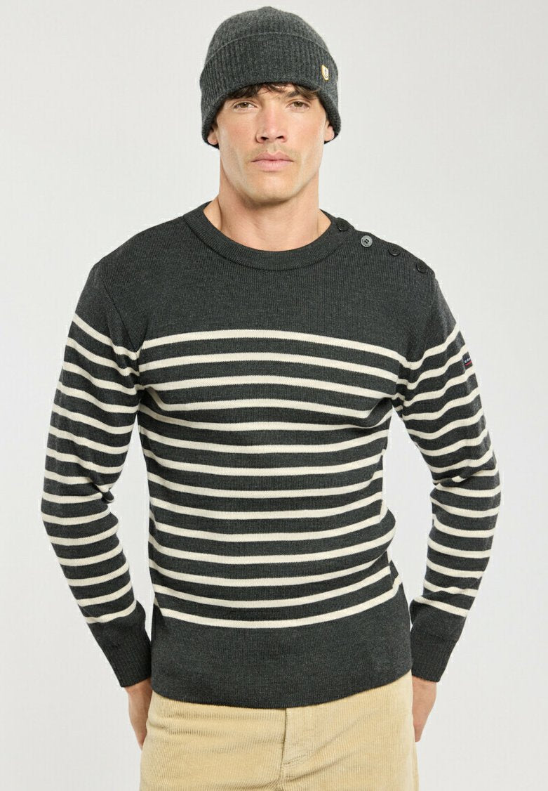 Armor luxPULL MARIN RAYÉ 'PAIMPOL' - Strickpullover