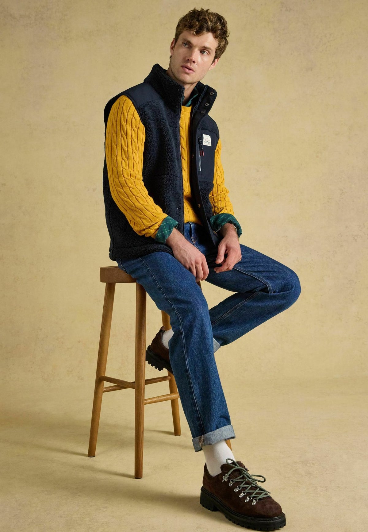 Tom JouleMIXED BORG GILET - Weste