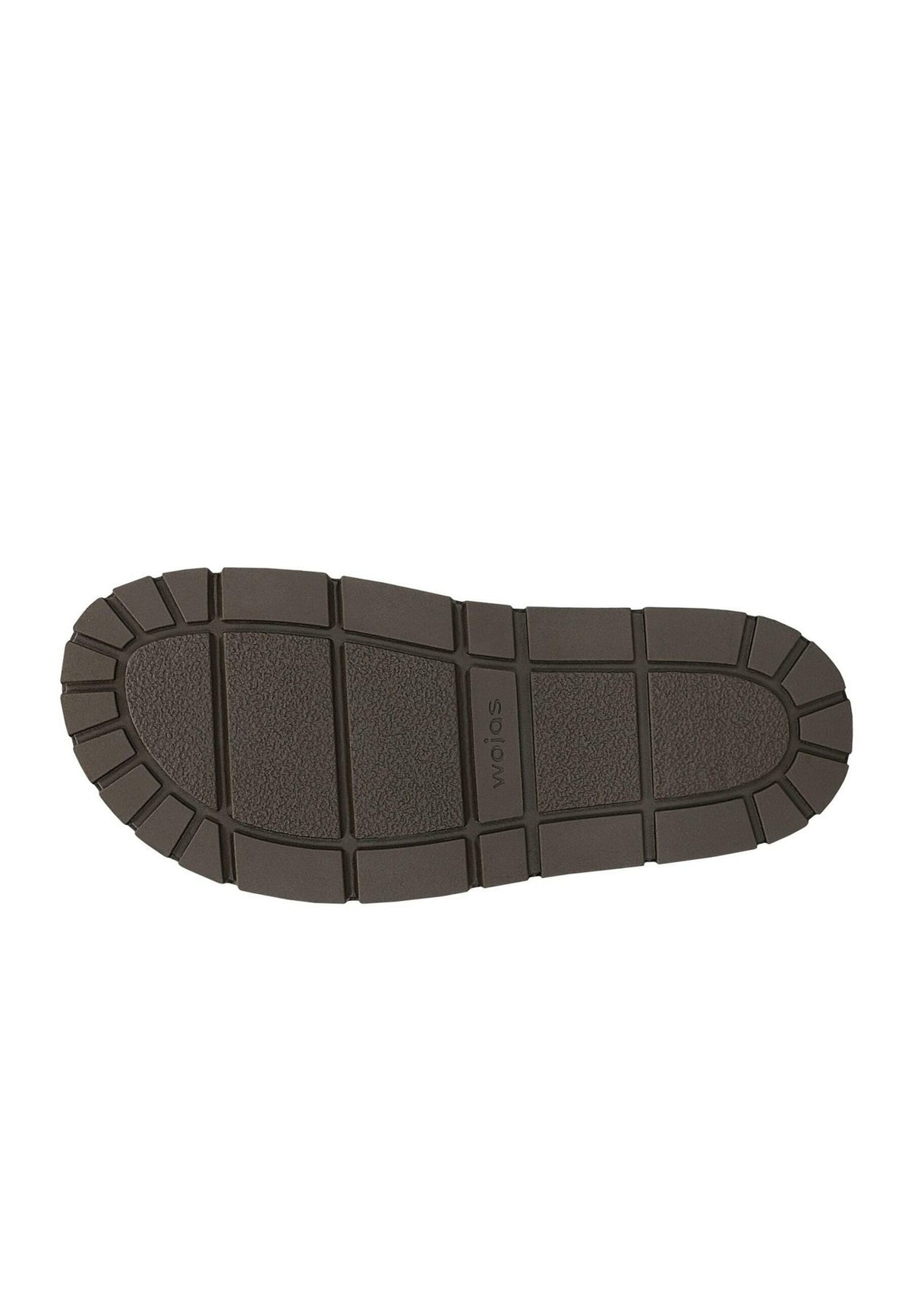 WojasCZARNE SKÓRZANE KLAPKI DAMSKIE - Pantolette flach