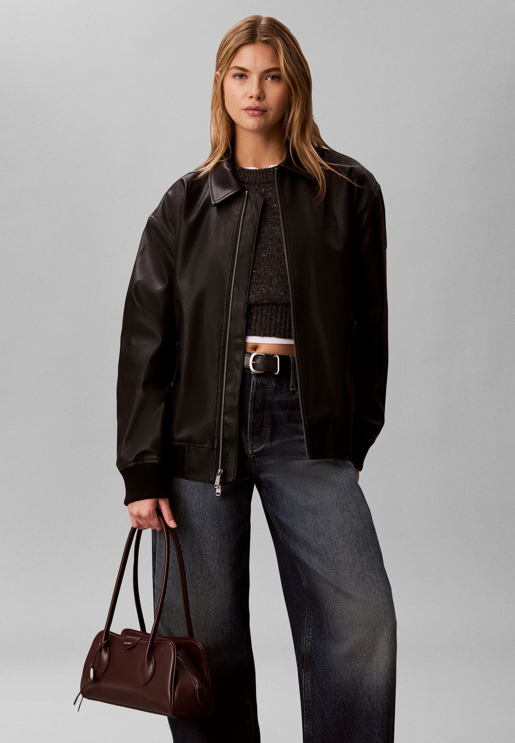 Calvin KleinEMBLEM LOGO SHOULDER BAG - Handtasche
