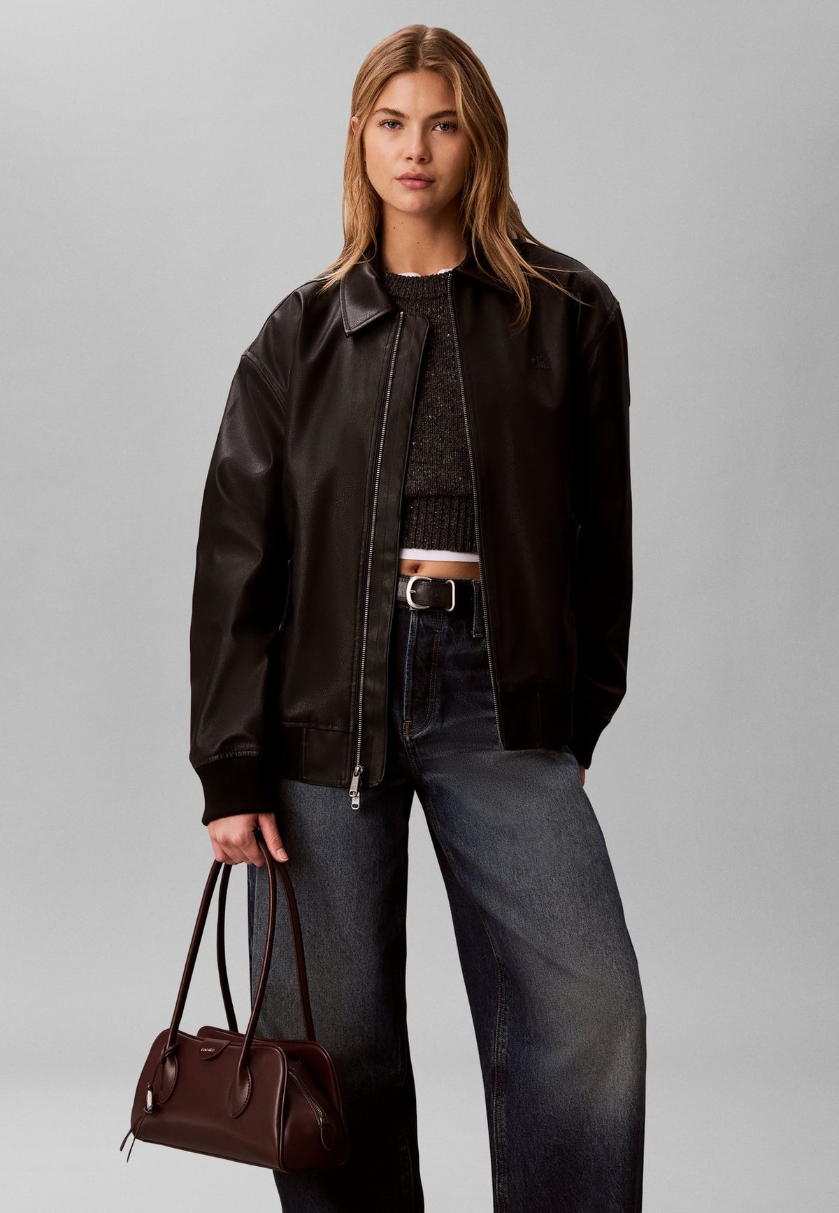 Calvin KleinEMBLEM LOGO SHOULDER BAG - Handtasche
