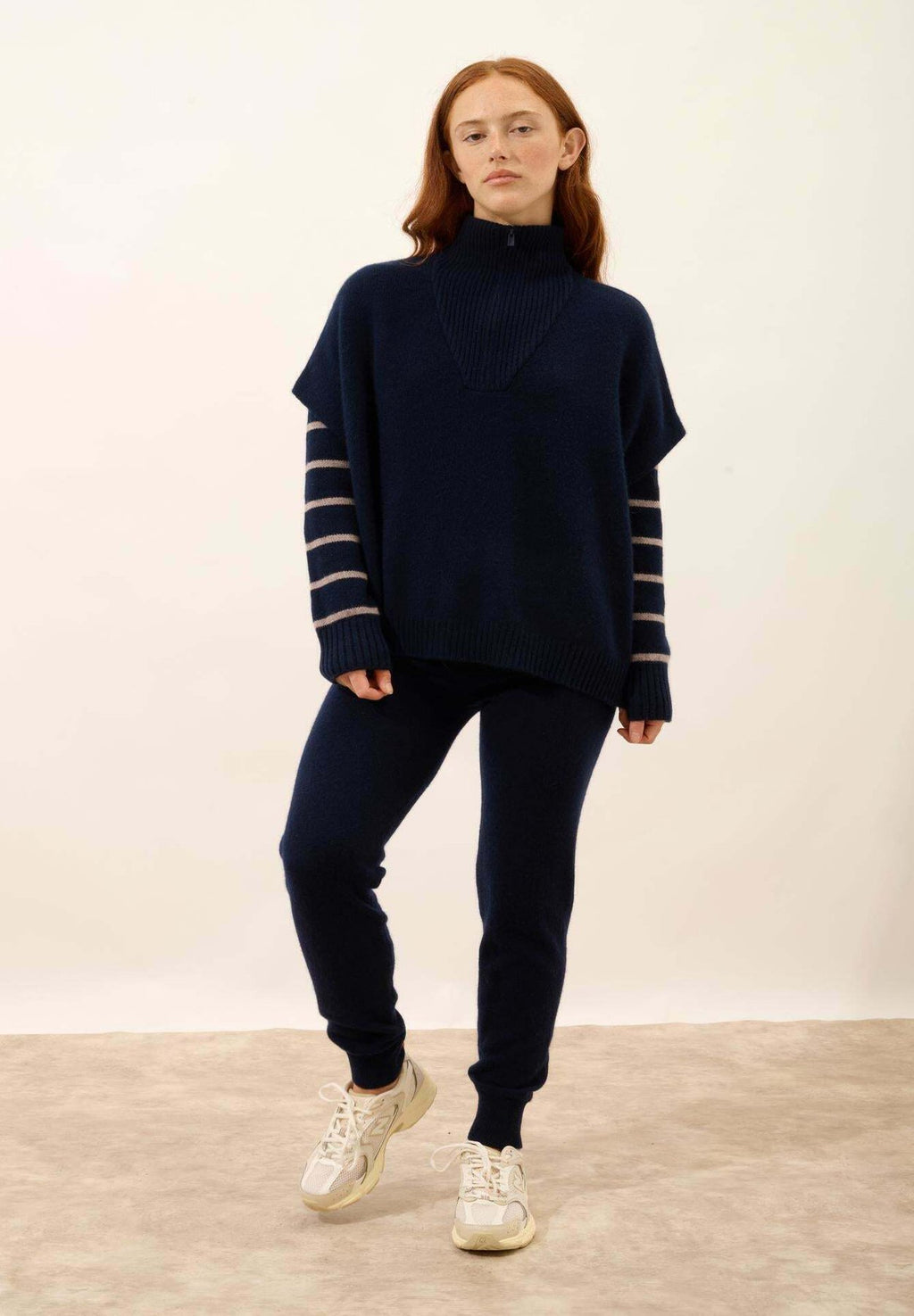 Just CashmereVIVIENNE TRUCKER COLLAR - T-Shirt basic