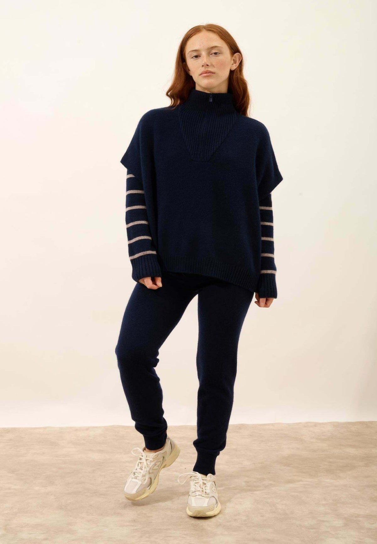 Just CashmereVIVIENNE TRUCKER COLLAR - T-Shirt basic