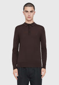 AllSaintsMODE MERINO LS POLO - Strickpullover