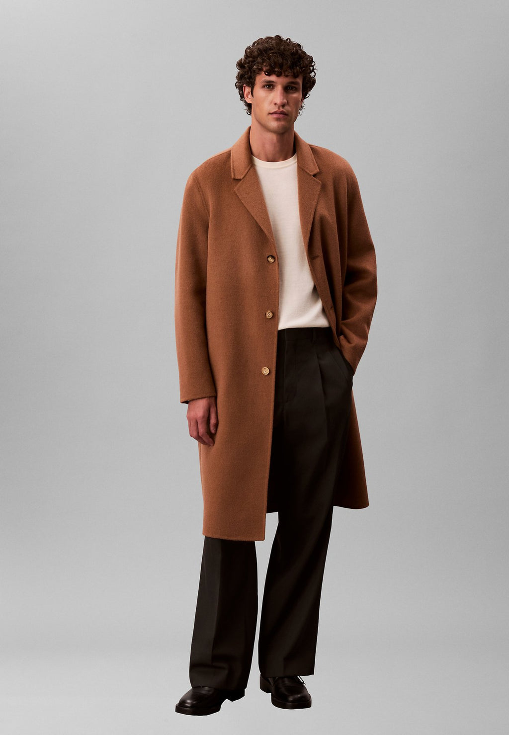 Calvin KleinRELAXED DOUBLE FACE - Klassischer Mantel