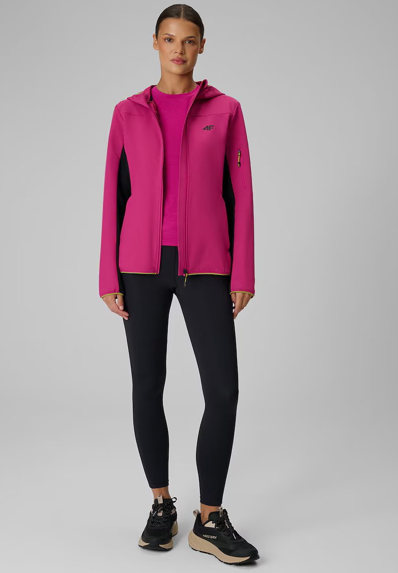 4F4F KURTKA SOFTSHELL WIATROODPORNA DAMSKA - Softshelljacke