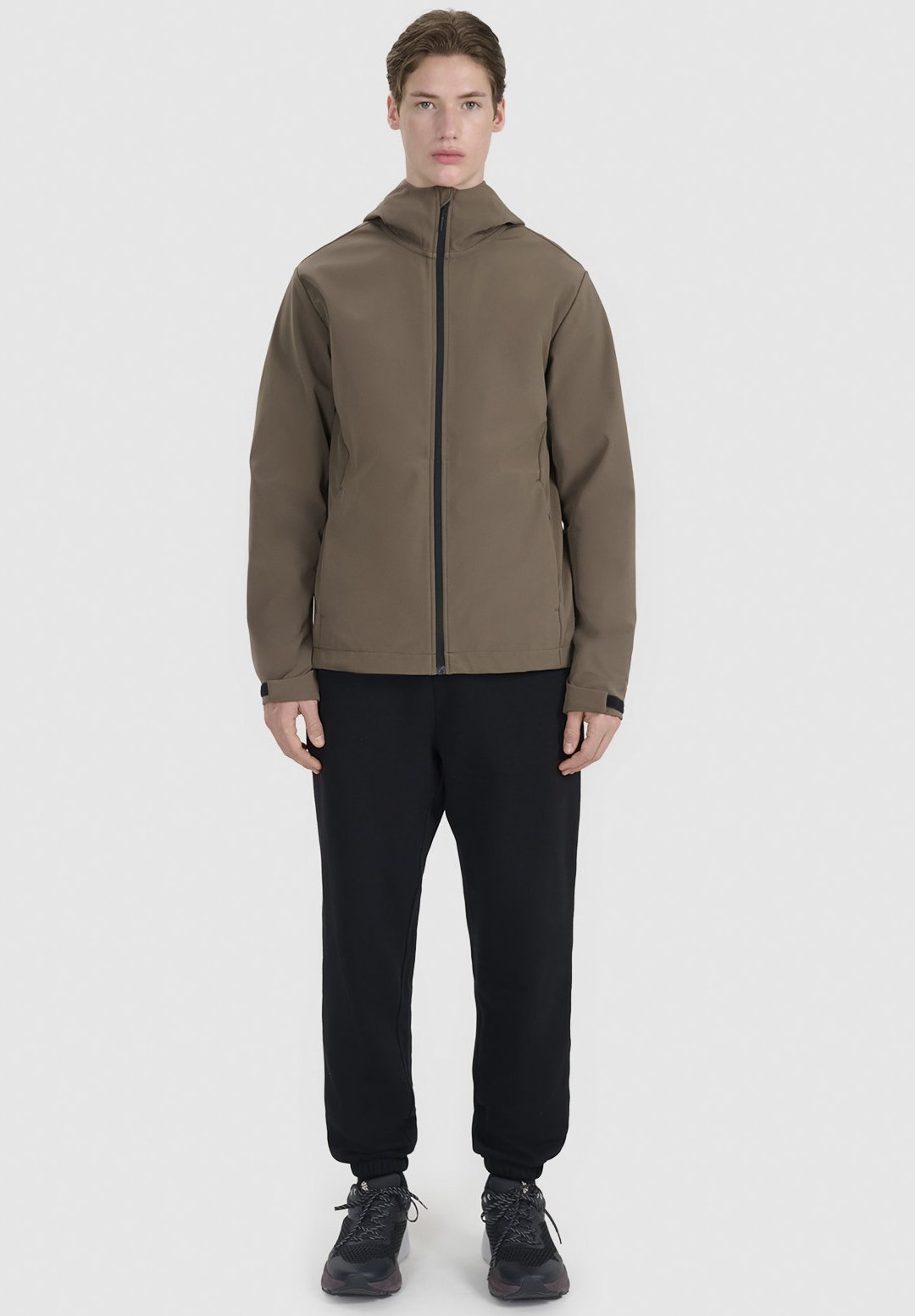 4F4F KURTKA SOFTSHELL WIATROODPORNA MEMBRANA 5000 MĘSKA - Softshelljacke