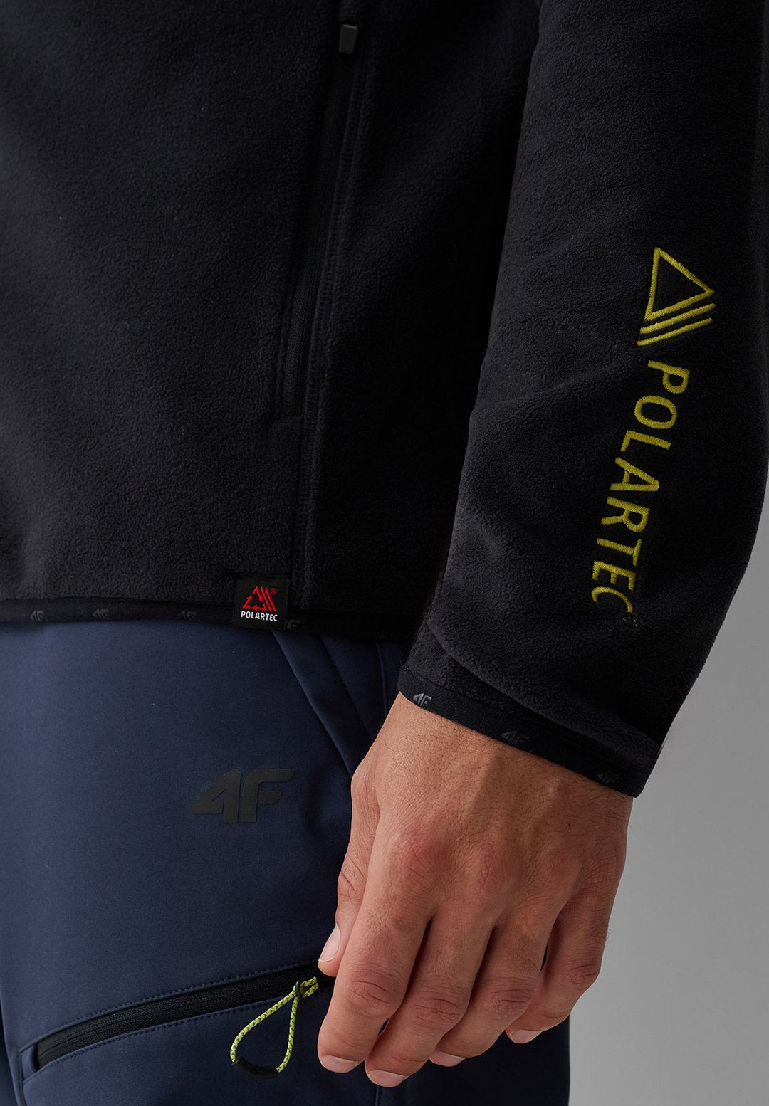 4FPOLAR REGULAR ZE STÓJKĄ MĘSKI - Fleecejacke