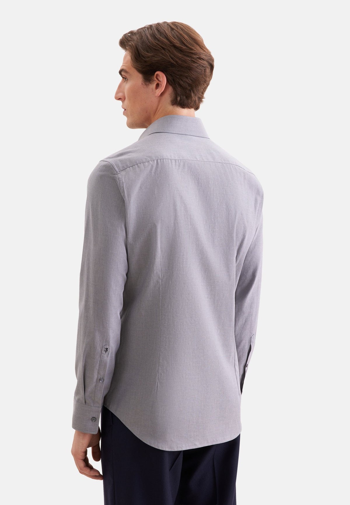 SeidenstickerSLIM - CHAMBRAY - Businesshemd