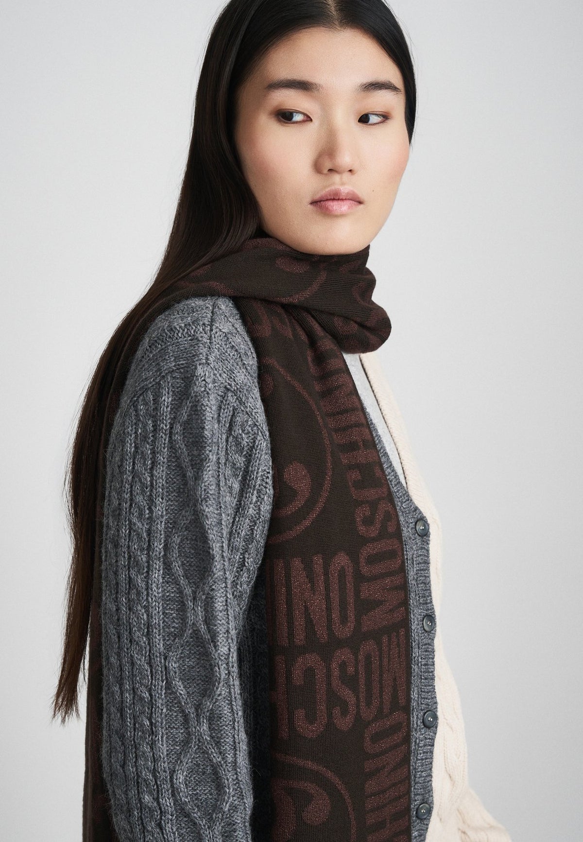 MOSCHINOLOGO SCARF - Schal