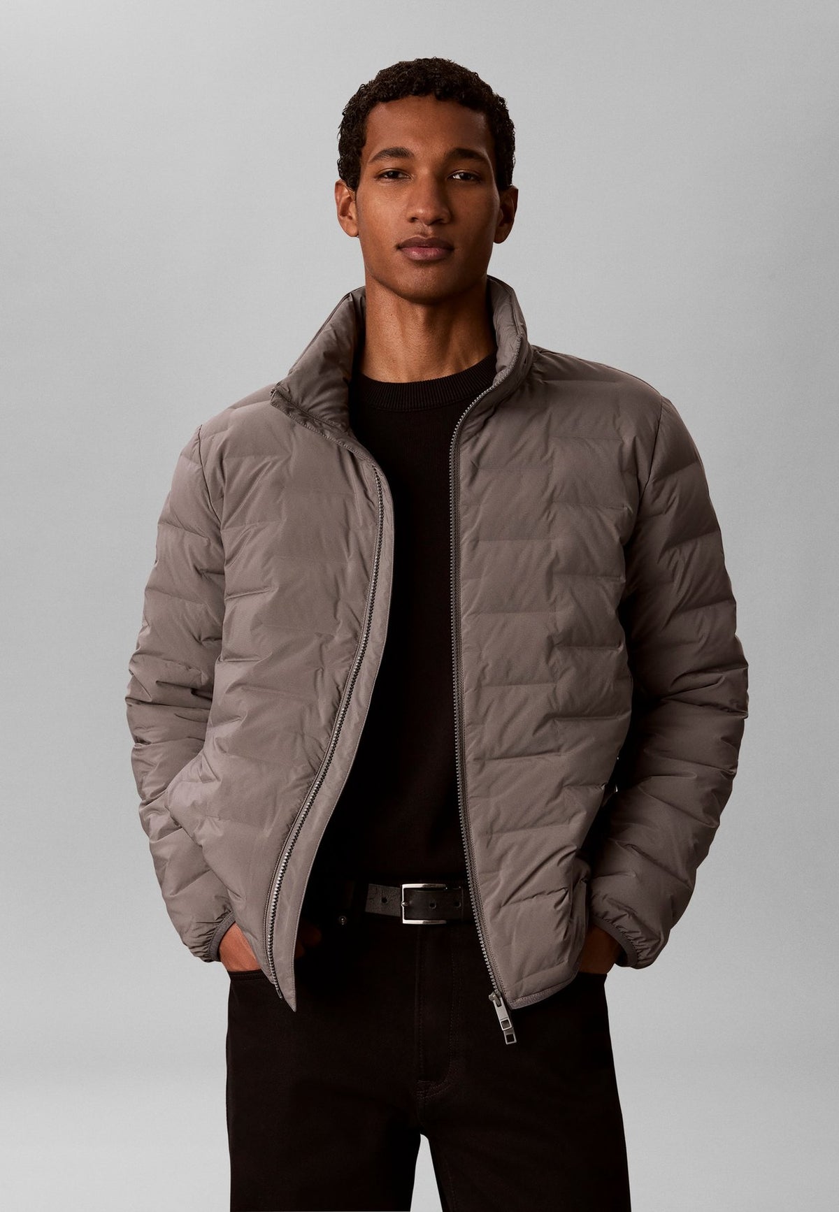 Calvin KleinQUILTED FUNNEL NECK PUFFER JACKET - Daunenjacke