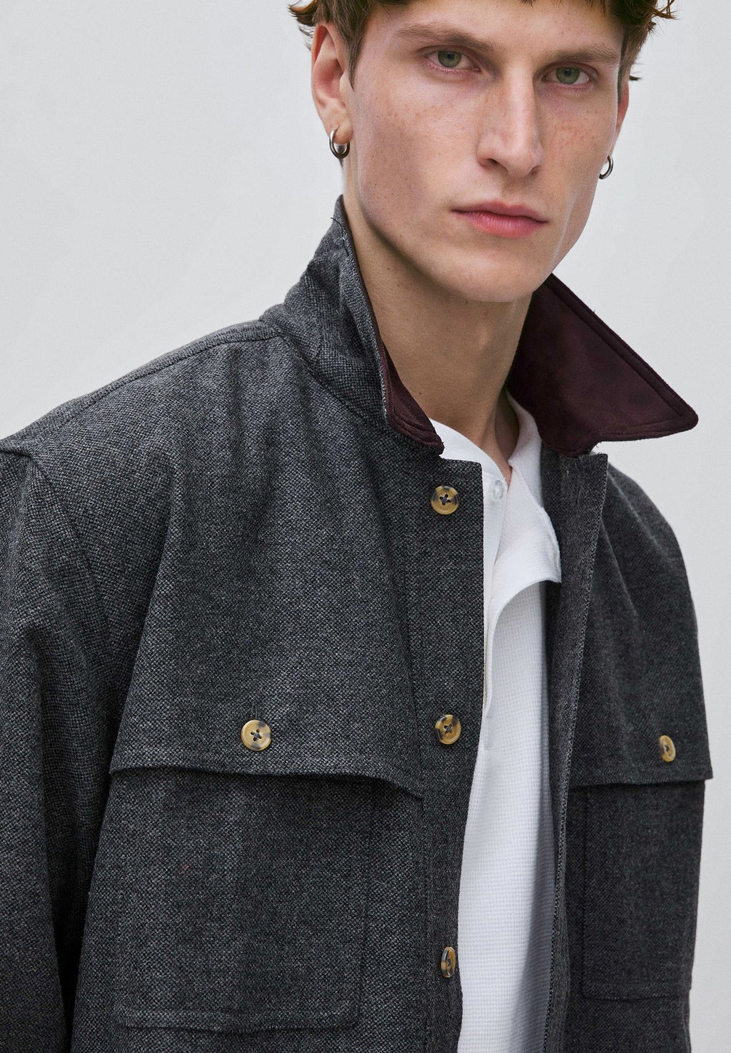 United Colors of BenettonFLANNEL SHIRT WITH BUTTONED CHEST POCKETS.. - Hemd
