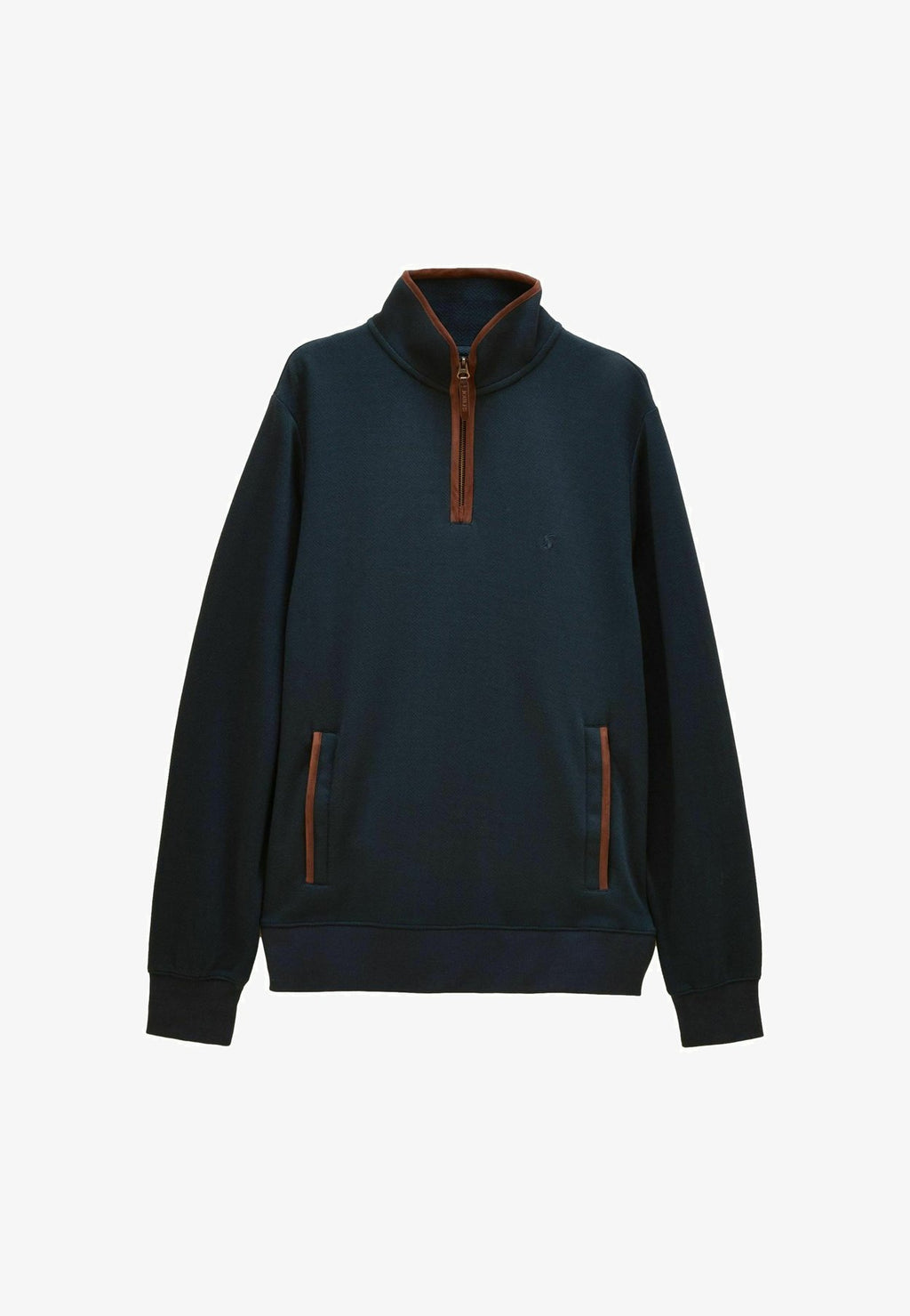 Tom JouleHERRINGBONE QUARTER ZIP SWEATSHIRT - Sweatshirt