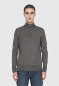 AllSaintsKILBURN ZIP FUNNEL - Strickpullover
