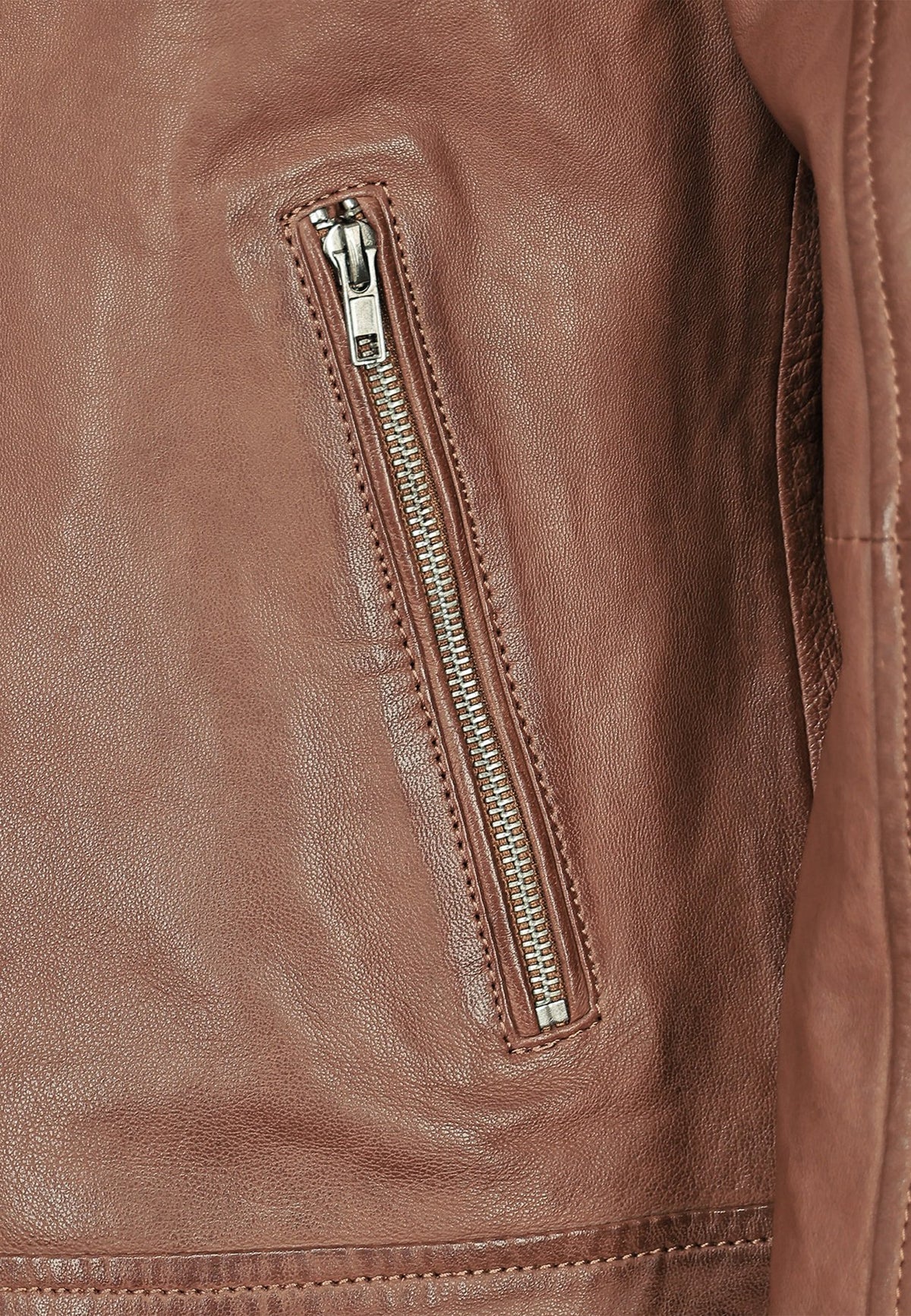JCCIM BIKERSTIL - Lederjacke
