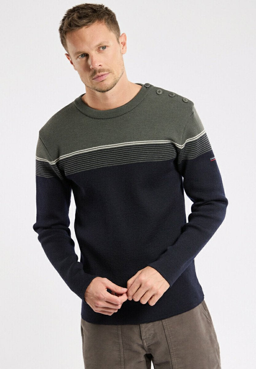 Armor lux2COLORS MARINE PULLOVER - Strickpullover