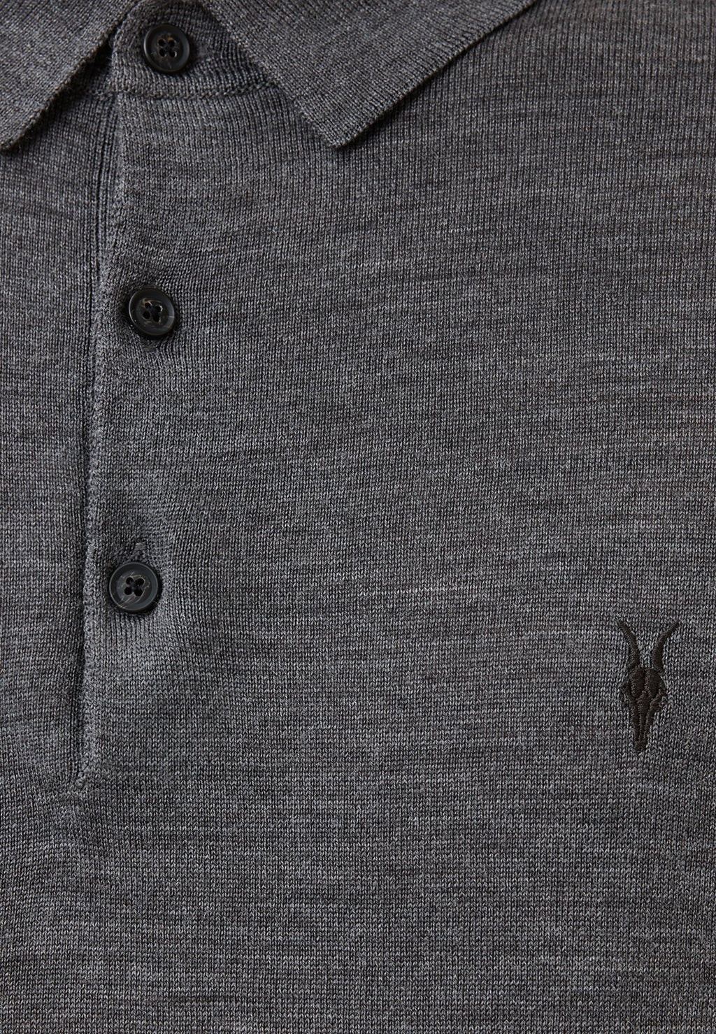 AllSaintsMODE MERINO LS POLO - Strickpullover