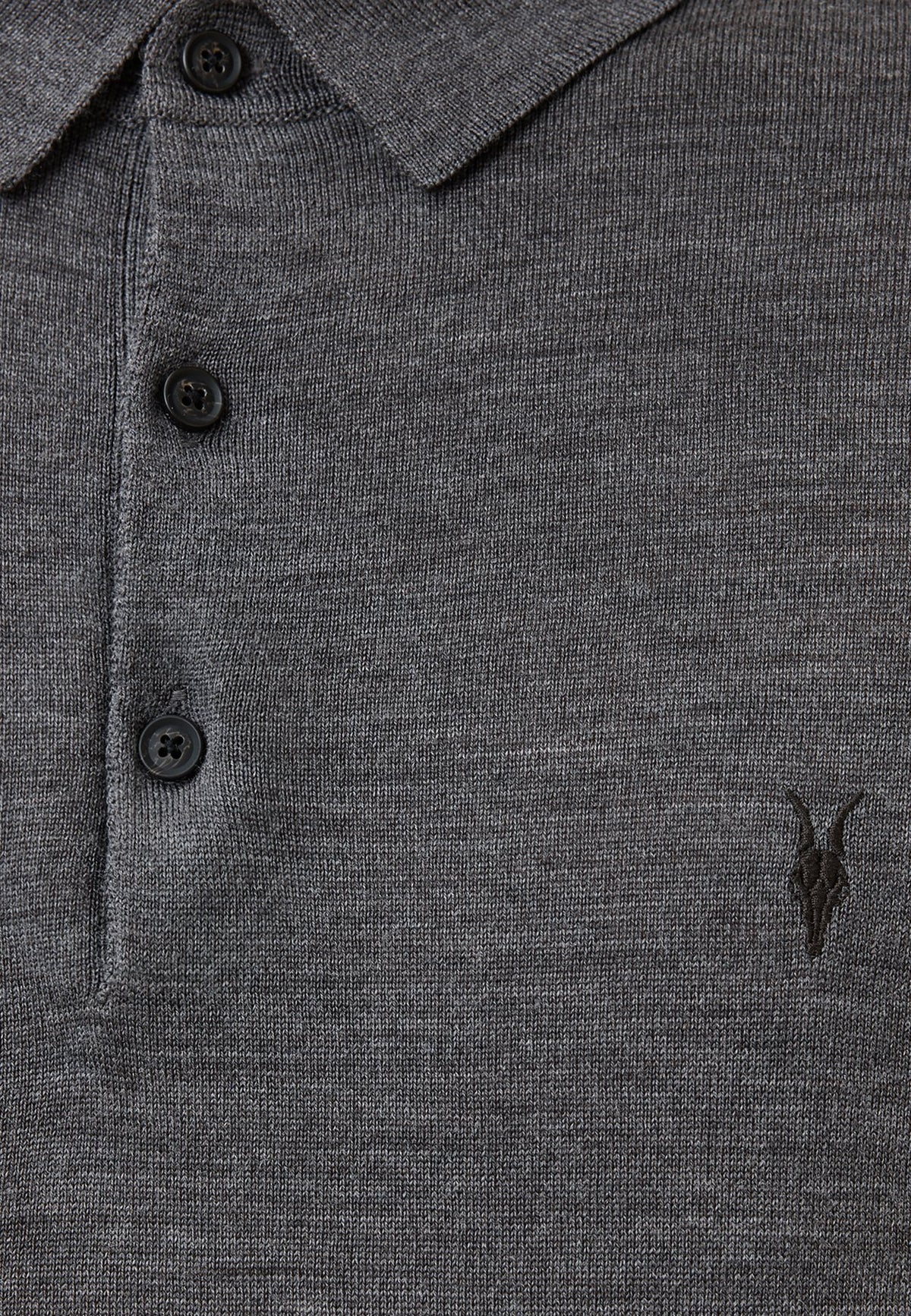 AllSaintsMODE MERINO LS POLO - Strickpullover