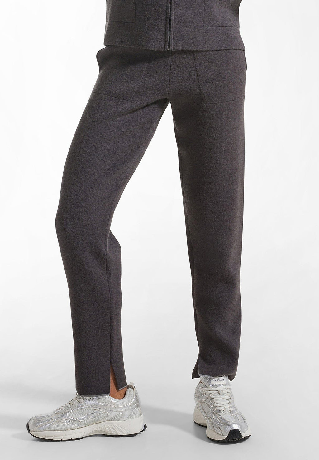DehaSTRAIGHT BI-COLOUR TROUSERS - TROUSERS - Jogginghose