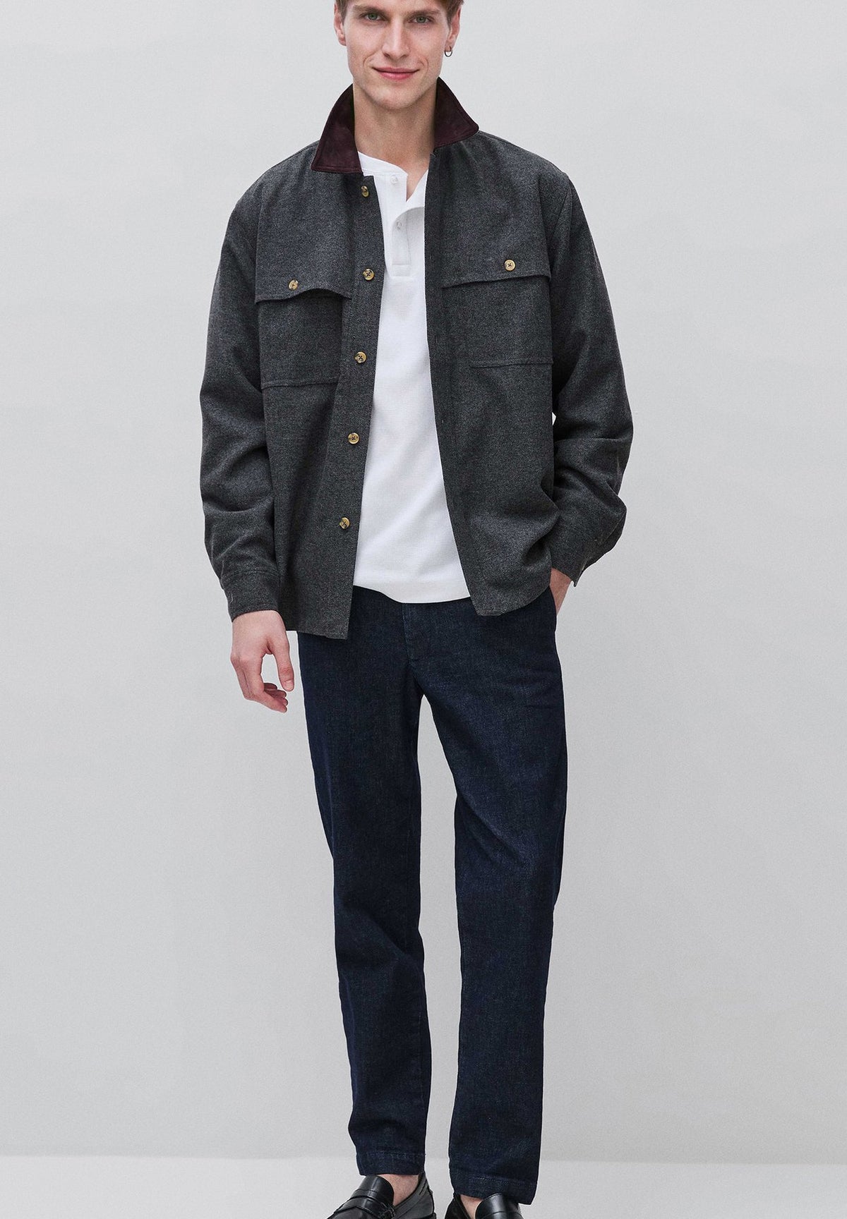 United Colors of BenettonFLANNEL SHIRT WITH BUTTONED CHEST POCKETS.. - Hemd