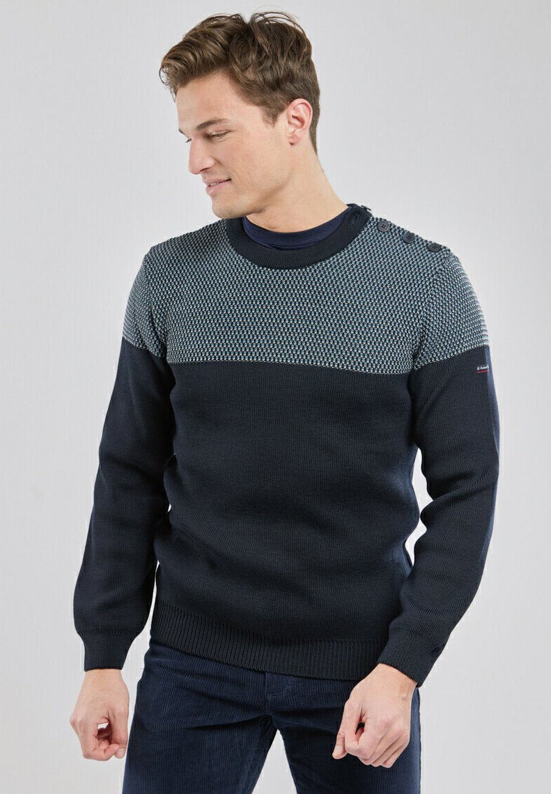 Armor luxPULL MARIN JACQUARD.. - Strickpullover