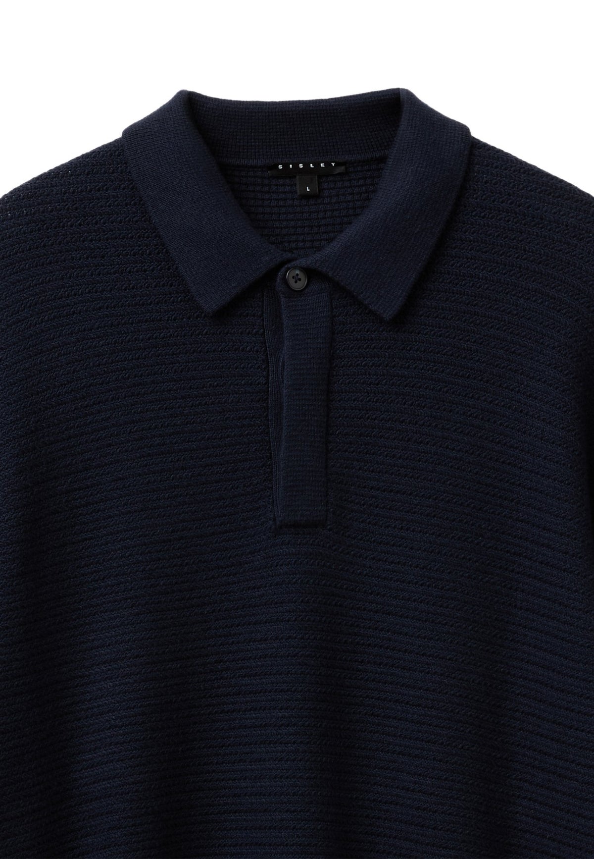 SisleyTRICOT POLO, HIDDEN FRONT BUTTONING, REGULAR FIT... - Strickpullover