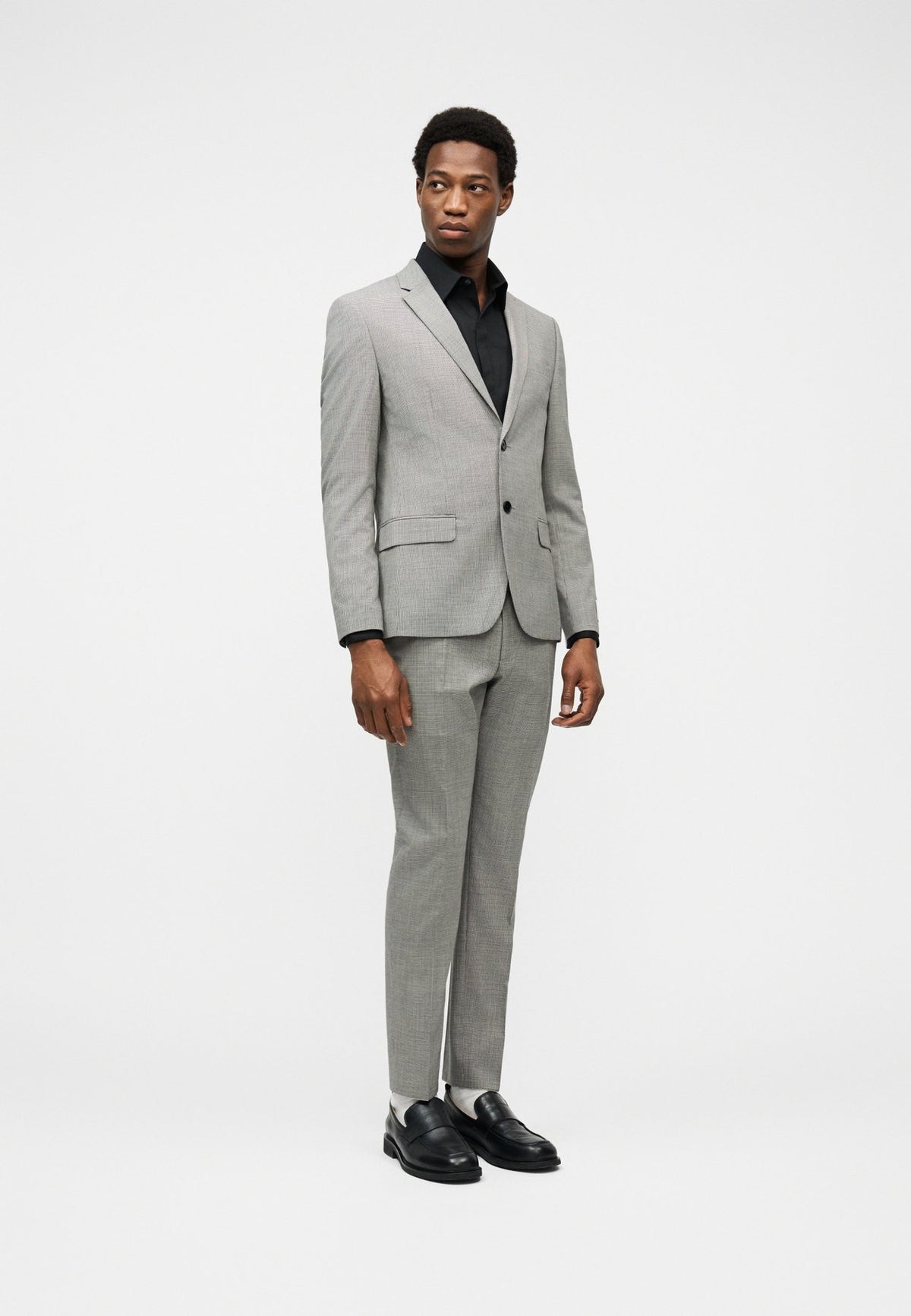 Calvin KleinHOUNDSTOOTH SLIM TROUSER - Anzughose