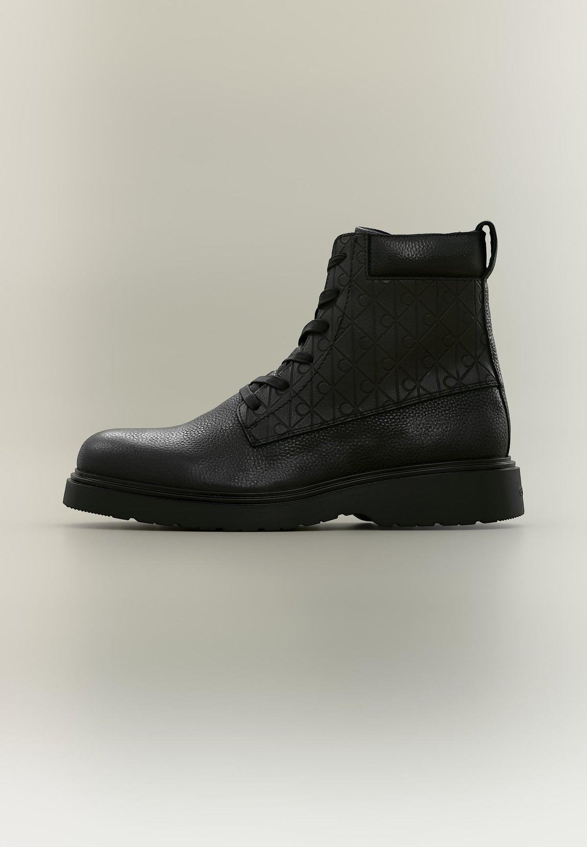 Calvin KleinCOMBAT LACE UP ZIP BOOT - Schnürstiefelette