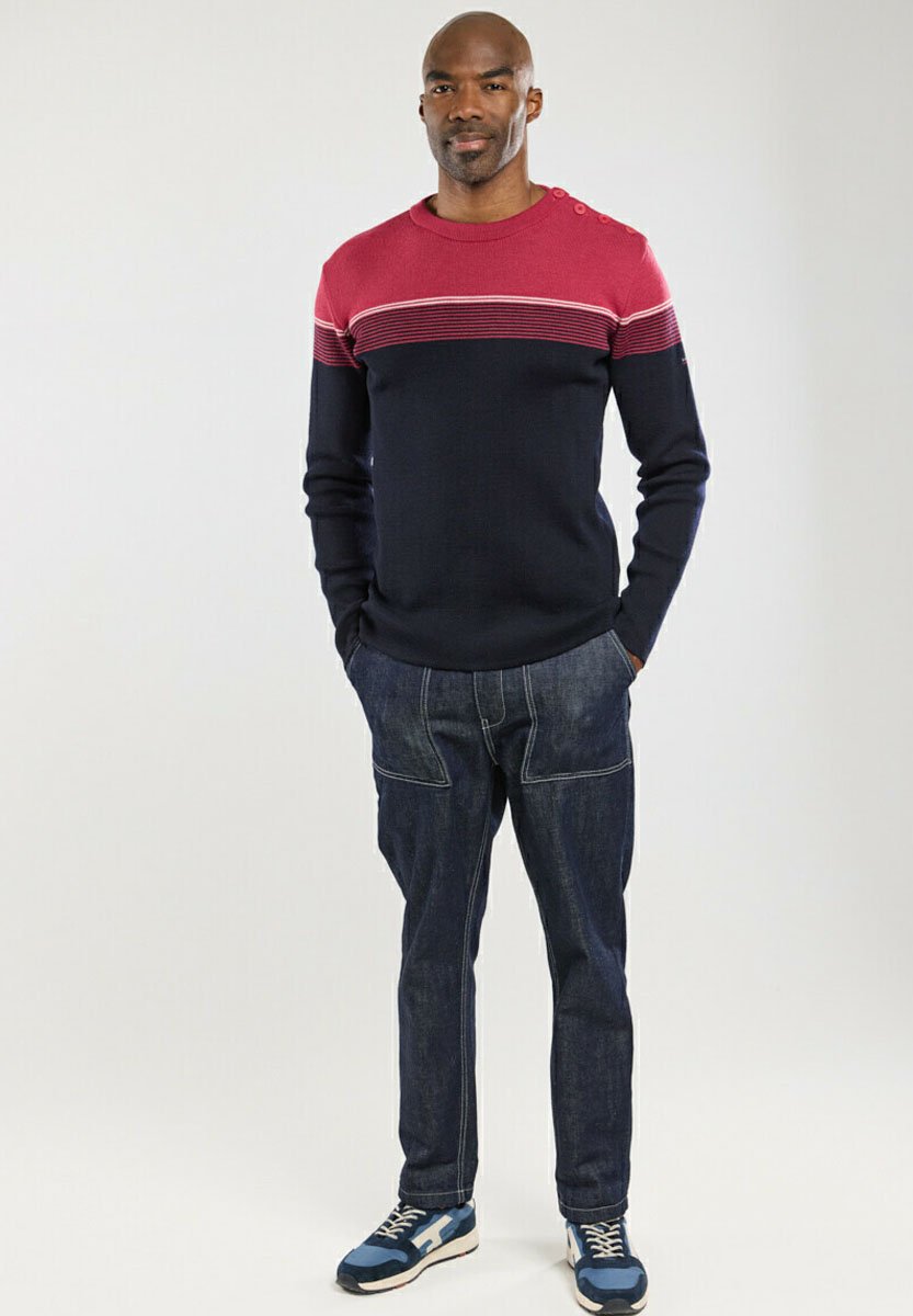 Armor lux2COLORS MARINE PULLOVER - Strickpullover