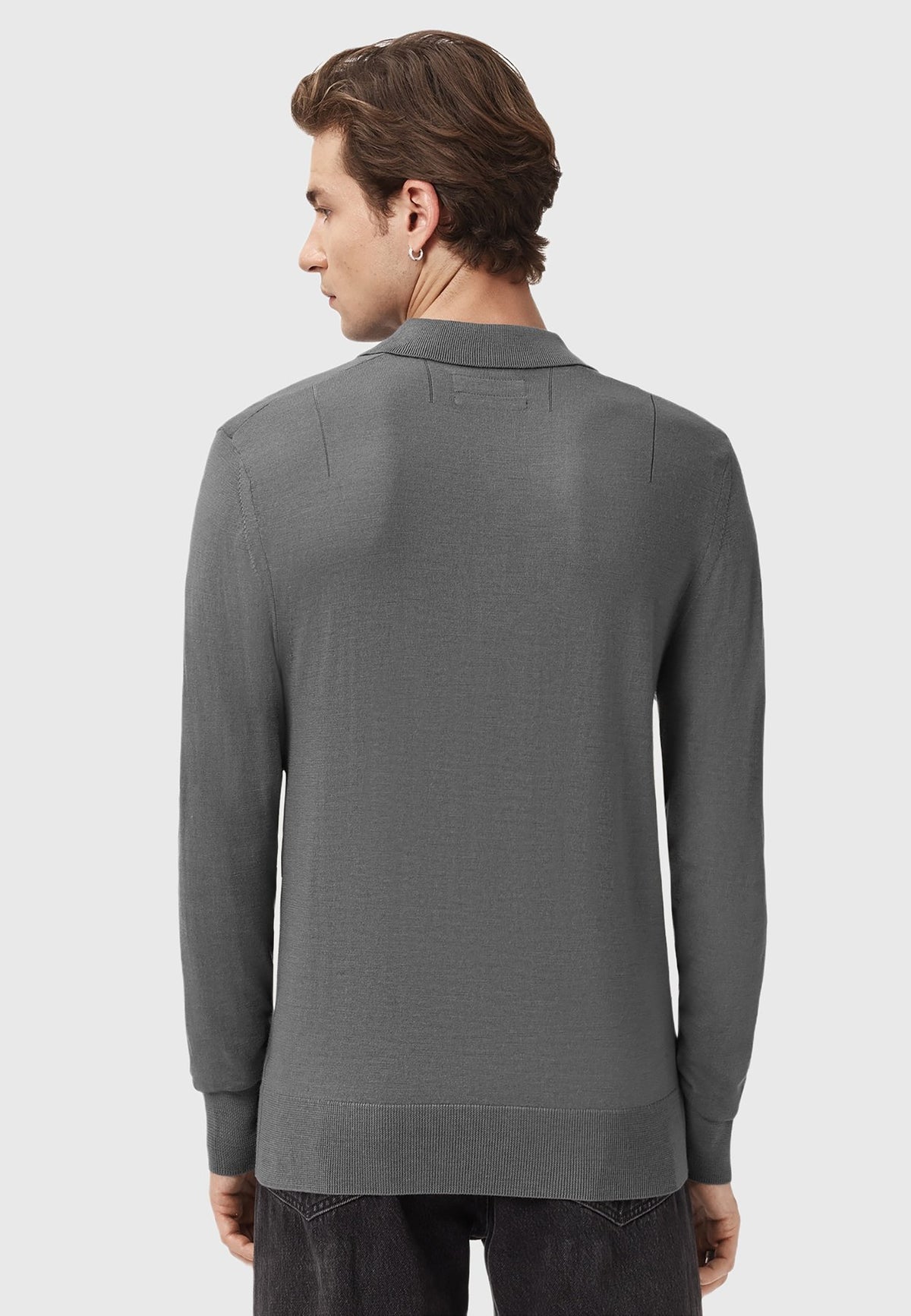 AllSaintsMODE MERINO LS POLO - Strickpullover