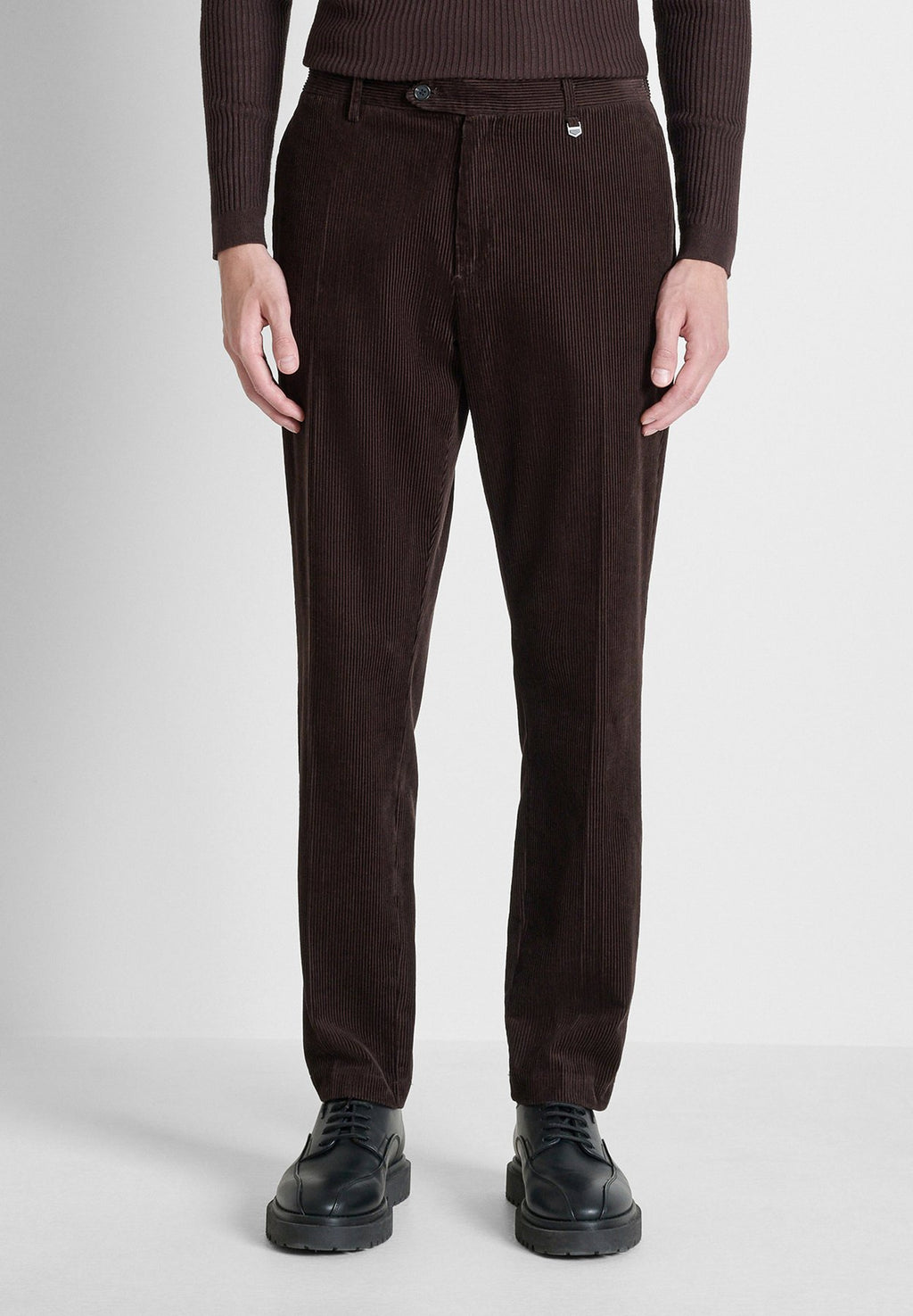 Antony Morato'CHRIS' IRON REGULAR-FIT TROUSERS IN COTTON CORDUROY - Stoffhose