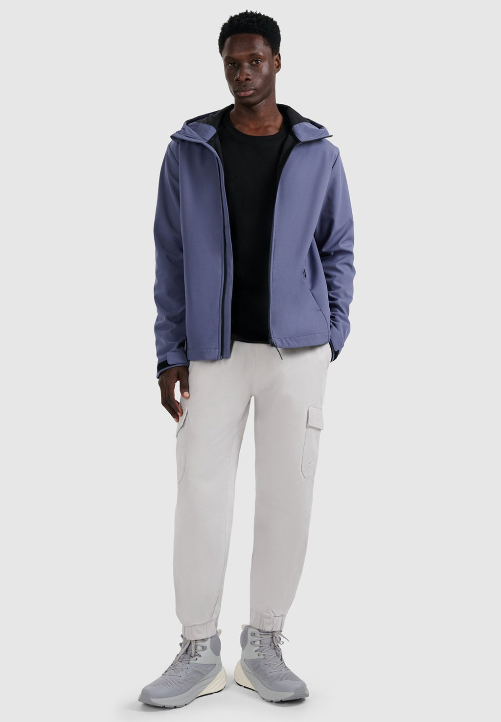 4F4F KURTKA SOFTSHELL WIATROODPORNA MEMBRANA 5000 MĘSKA - Softshelljacke