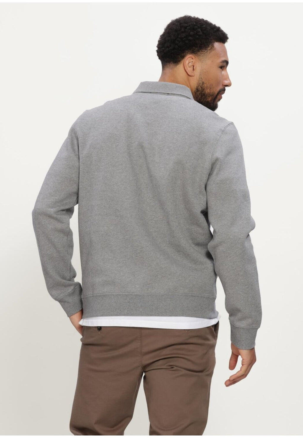 Calvin KleinCALVIN KLEIN HEREN POLO'S LS 350TERRY EU GRAPHIC POLO SWEAT. - Poloshirt