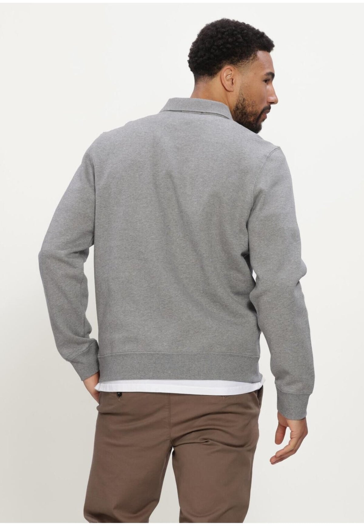 Calvin KleinCALVIN KLEIN HEREN POLO'S LS 350TERRY EU GRAPHIC POLO SWEAT. - Poloshirt
