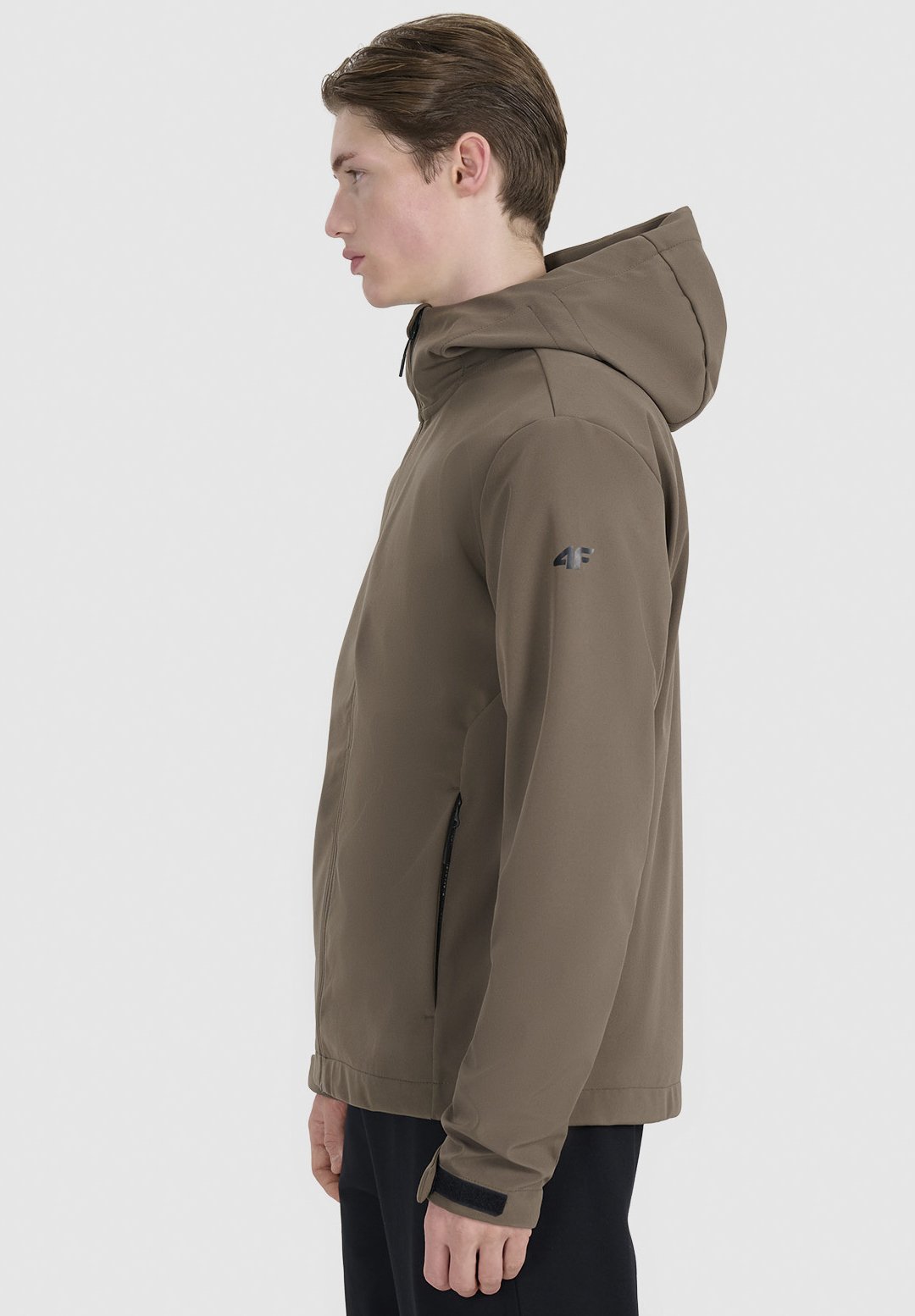 4F4F KURTKA SOFTSHELL WIATROODPORNA MEMBRANA 5000 MĘSKA - Softshelljacke