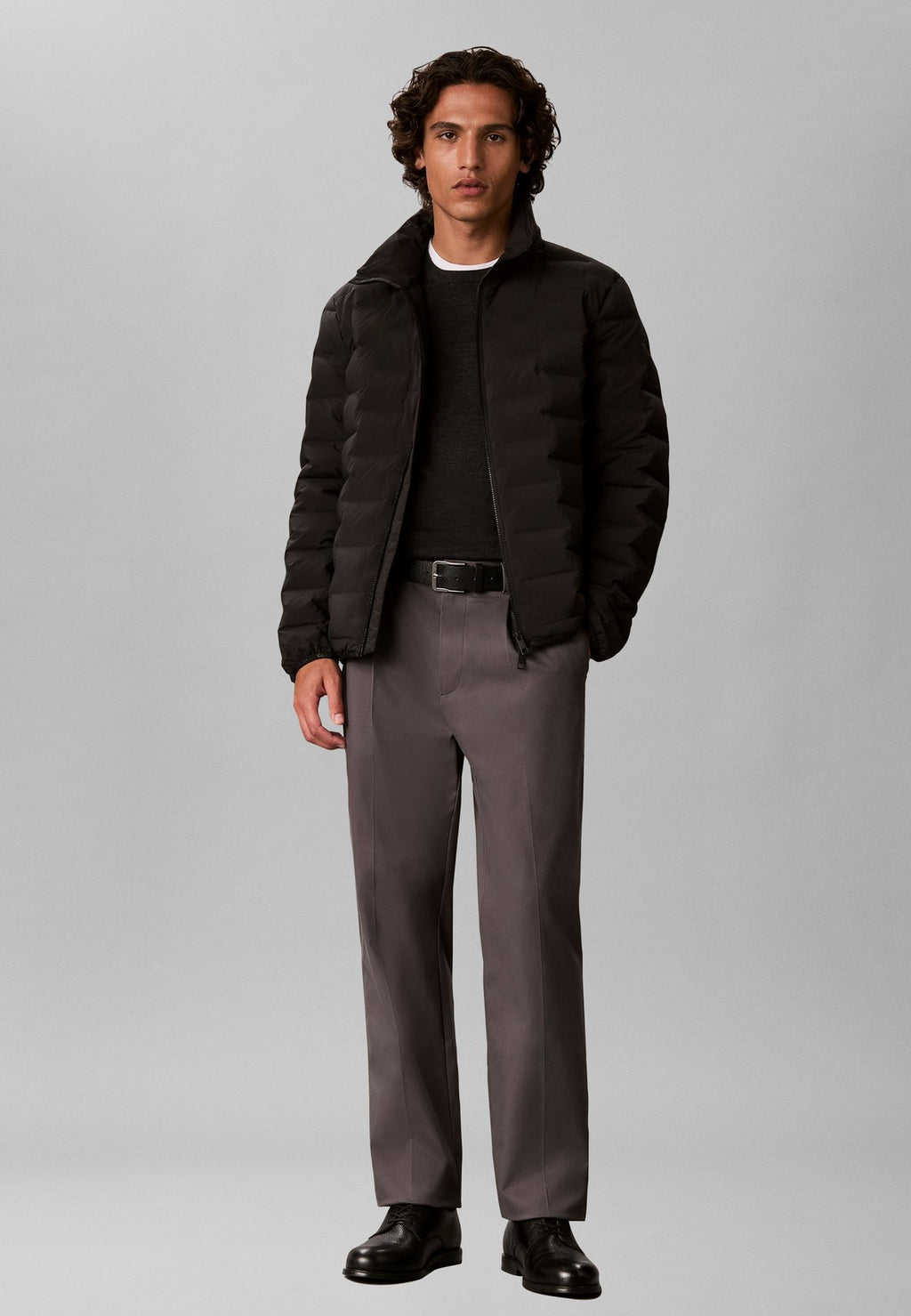 Calvin KleinQUILTED FUNNEL NECK PUFFER JACKET - Daunenjacke