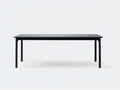 Esstisch Holzwerkstoff Metall 160x80x75 cm - Schwarz - minimalistischer Esszimmertisch