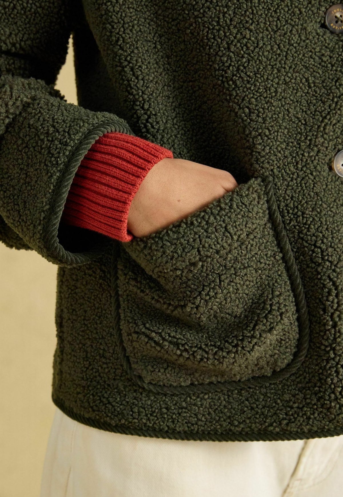 Tom JouleSADIE BUTTON THROUGH FLEECE JACKET - Fleecejacke