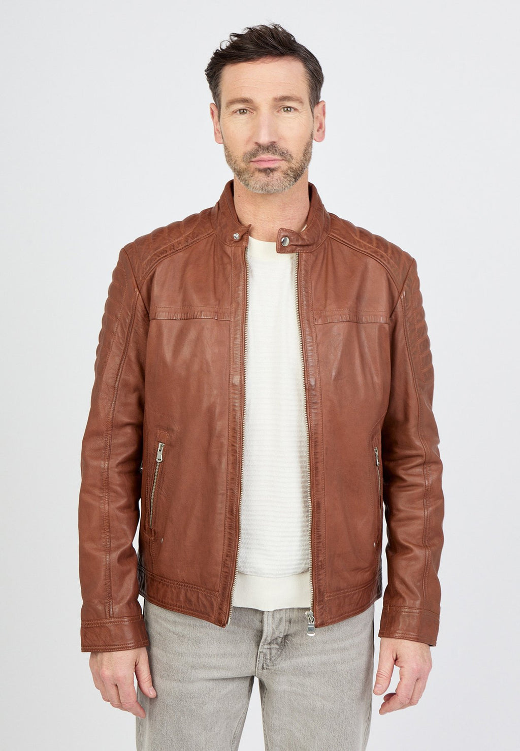 JCCMIT HANDYTASCHE - Lederjacke