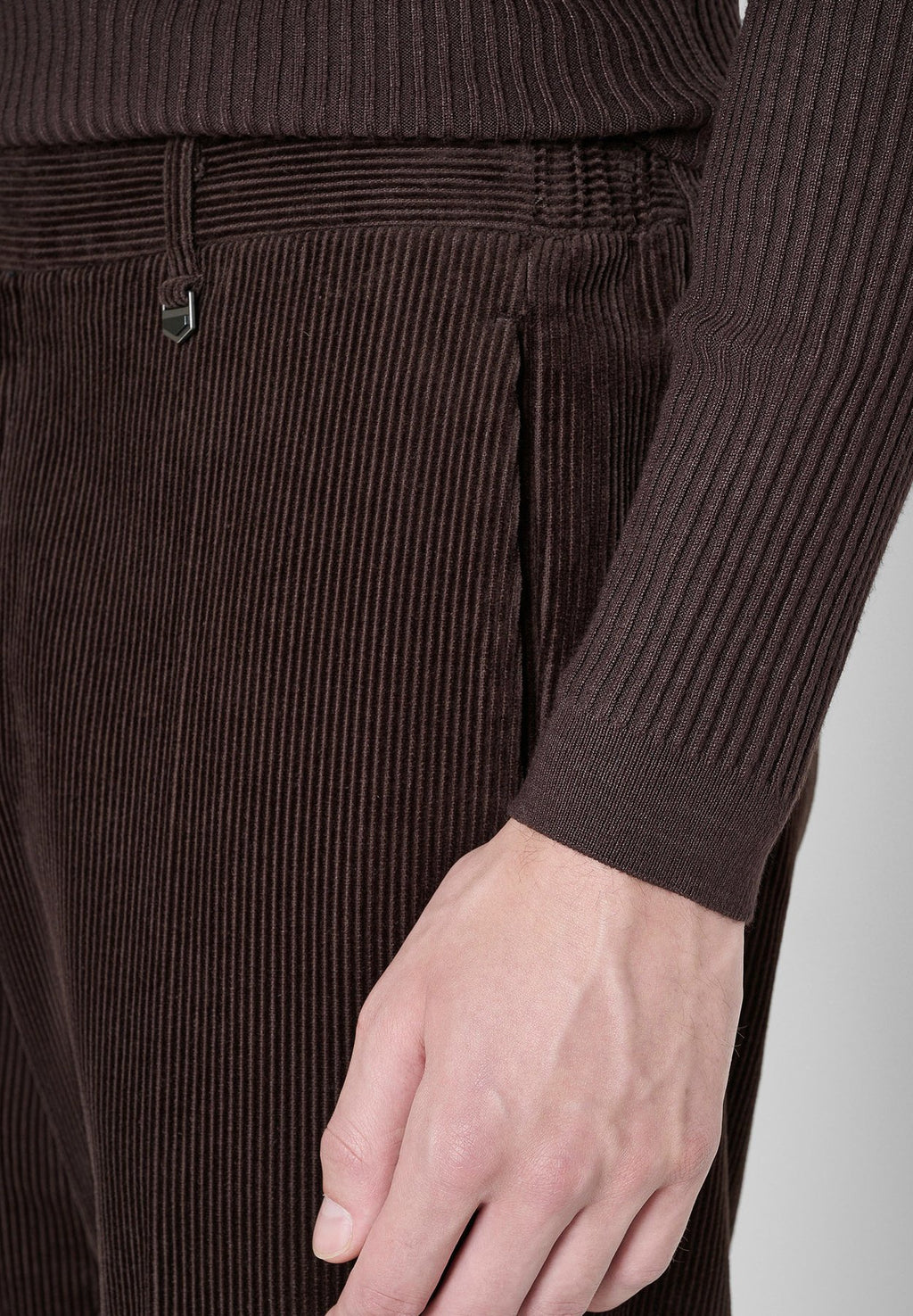 Antony Morato'CHRIS' IRON REGULAR-FIT TROUSERS IN COTTON CORDUROY - Stoffhose