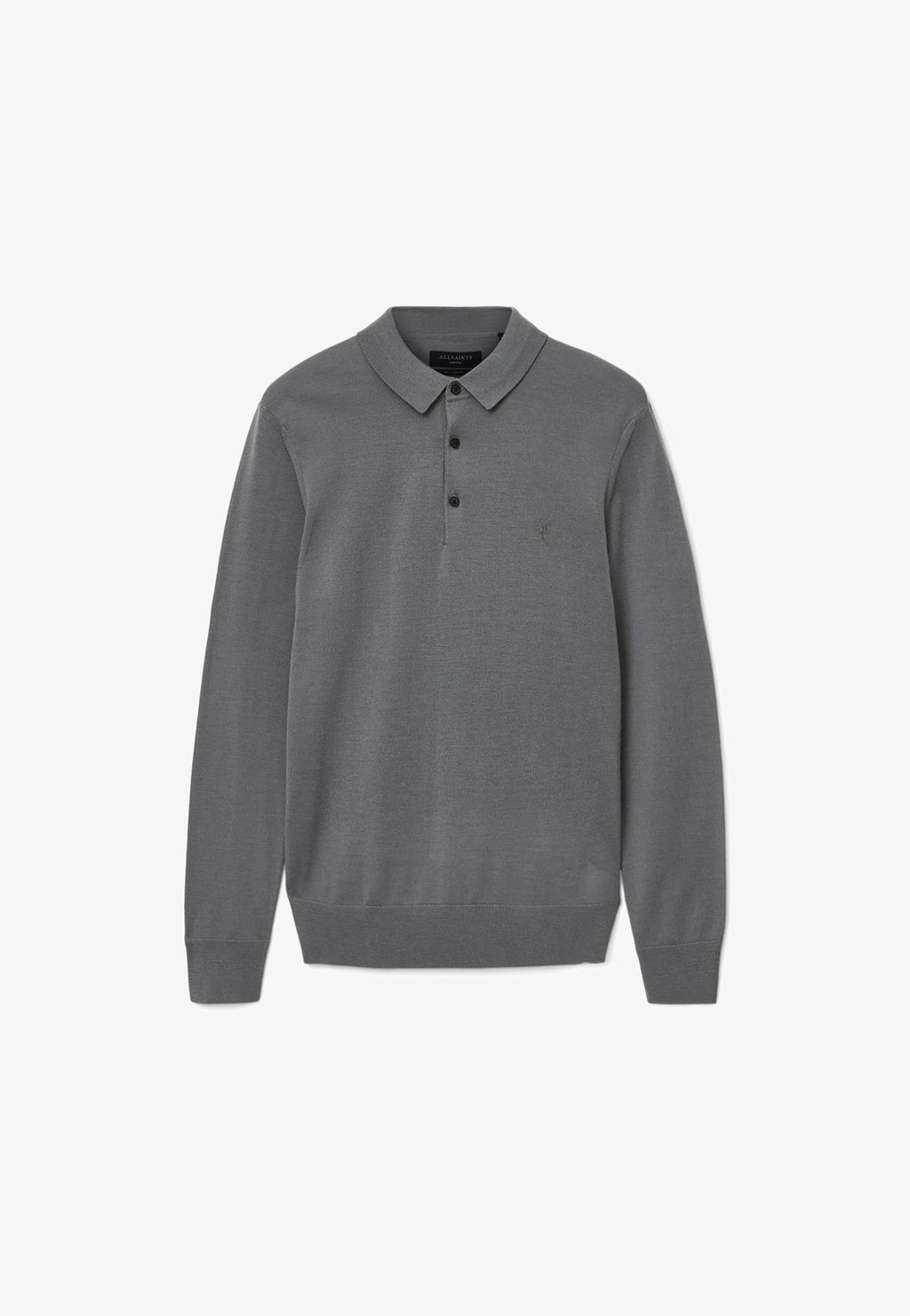 AllSaintsMODE MERINO LS POLO - Strickpullover