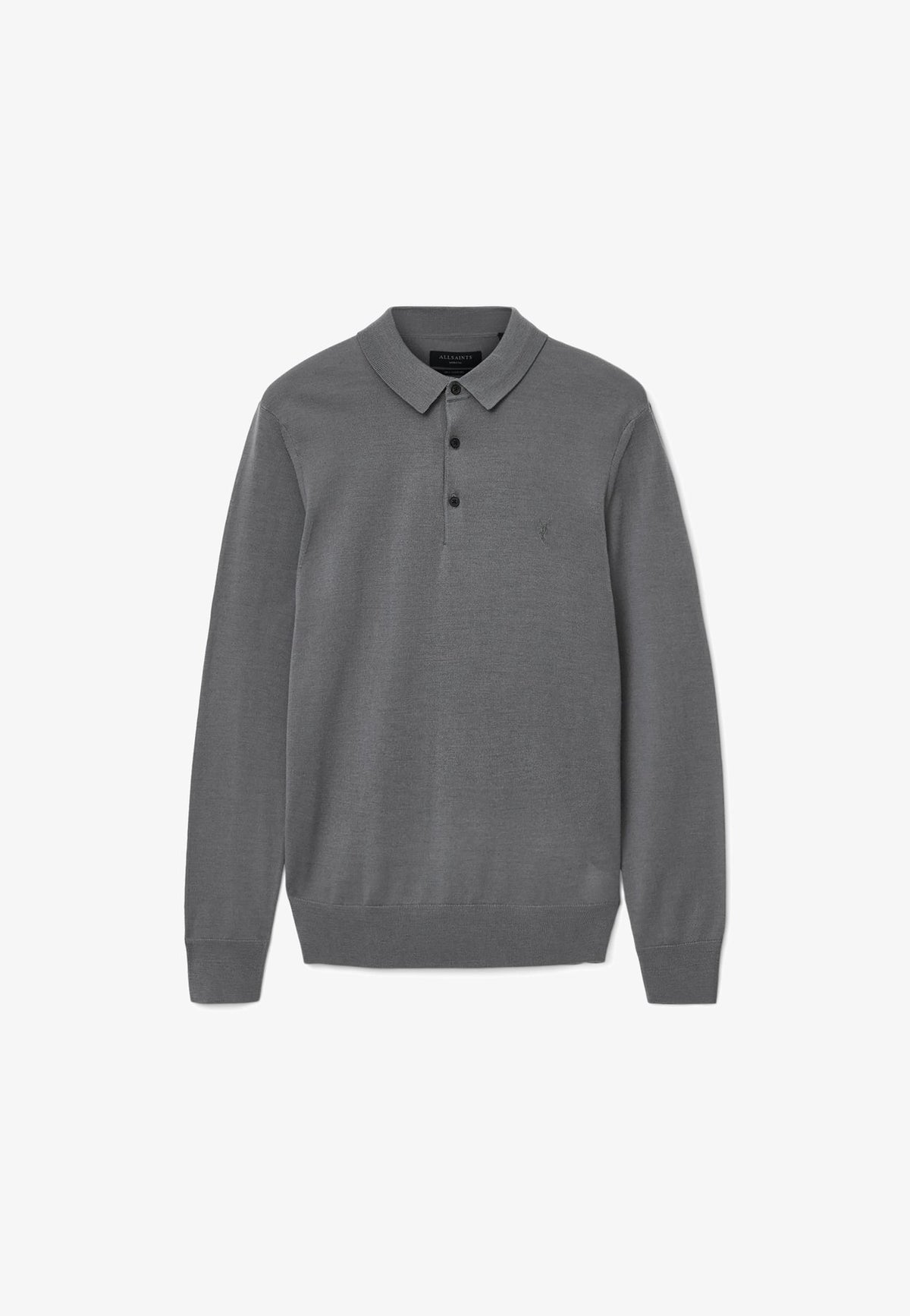 AllSaintsMODE MERINO LS POLO - Strickpullover