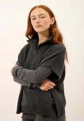 Just CashmereVIVIENNE TRUCKER COLLAR - T-Shirt basic