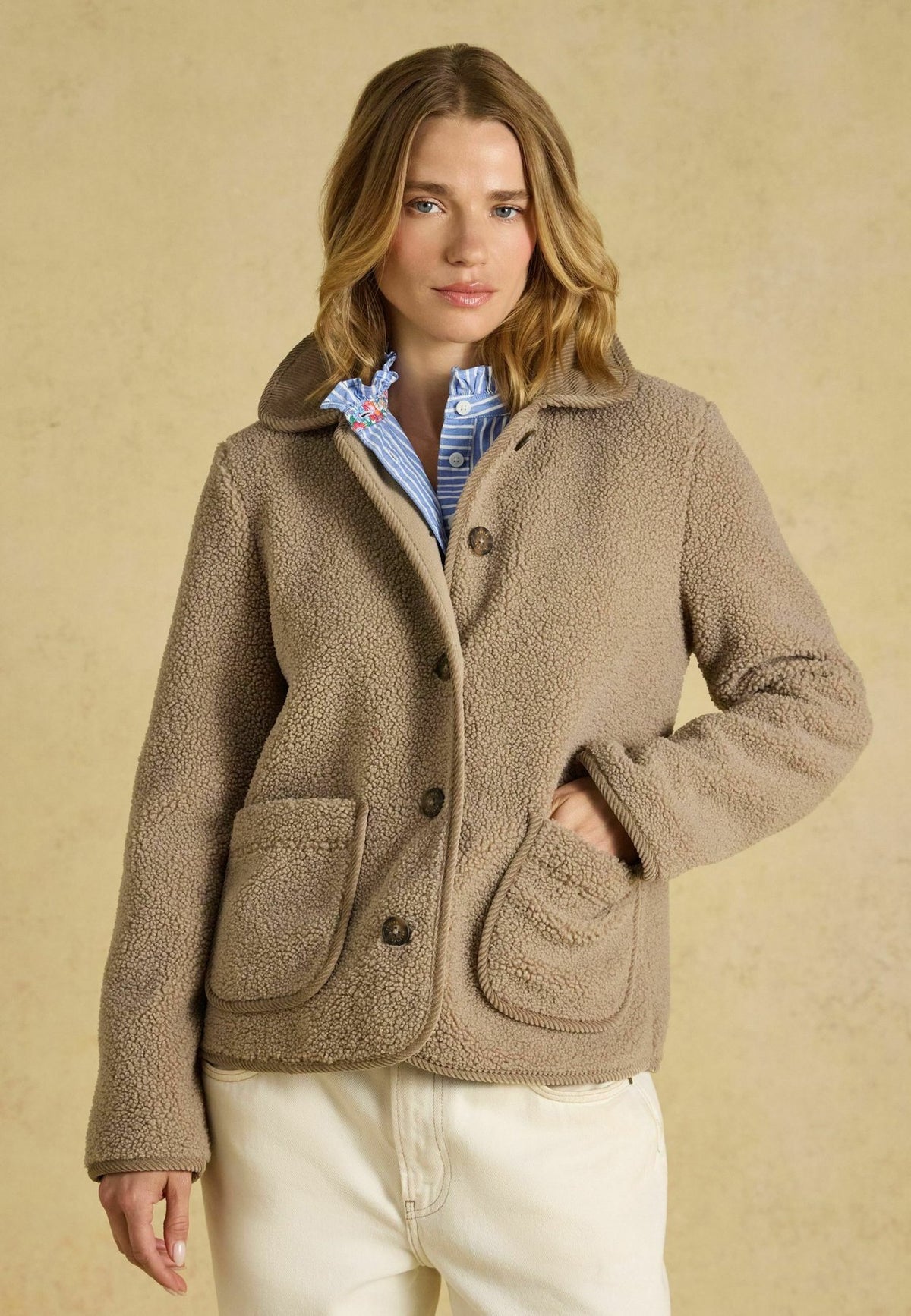 Tom JouleSADIE BUTTON THROUGH FLEECE JACKET - Fleecejacke