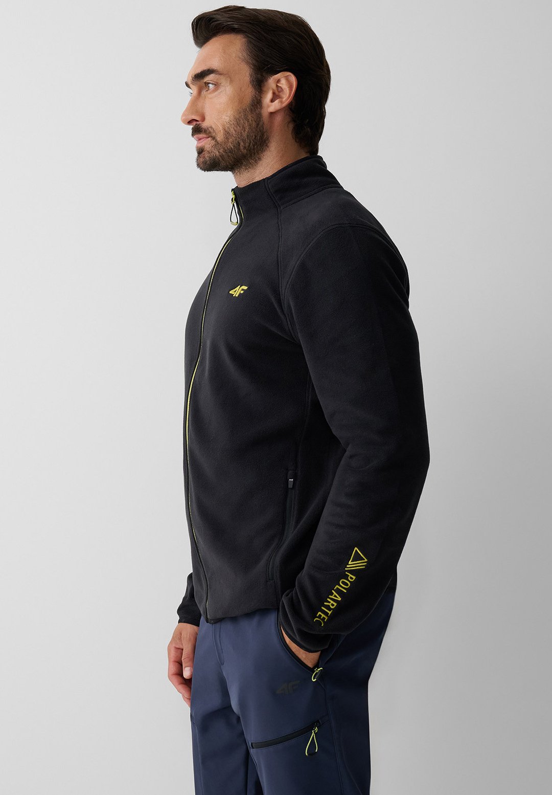 4FPOLAR REGULAR ZE STÓJKĄ MĘSKI - Fleecejacke
