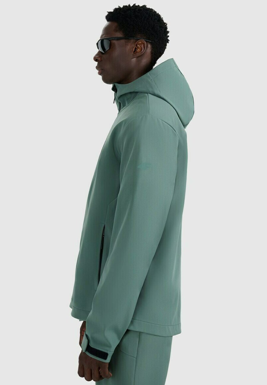 4F4F KURTKA SOFTSHELL WIATROODPORNA MEMBRANA 5000 MĘSKA - Softshelljacke